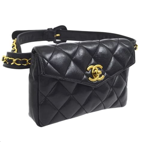 chanel vintage bum bag|chanel inspired belt bag.